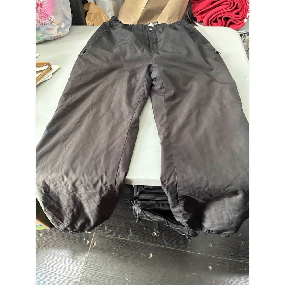 Mens Vintage Mistral Snow Pants L Double Lined Ski Shell‎ Thinsulate